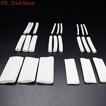 Poliolefin Isı Shrink Boru Tüp 1.5-12mm Beyaz Renk 2:1 320 Adet