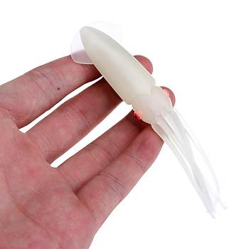 PROFISHER 3 Boy Fosforlu Kalamar Ahtapot 7,5 cm 10 cm 12 cm
