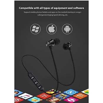 Bluetooth CSR V4.1 Mikrofonlu Kablosuz Stereo HiFi Spor Bass Kulaklk 