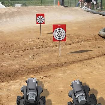 DJI RoboMaster İçin Sesli Elektronik Hedef Skor Puanlama Tablosu 