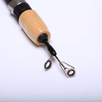 75 cm Taşınabilir Kış Buz Olta Balık Mini Çubuklar Teleskopik Balıkçılık 