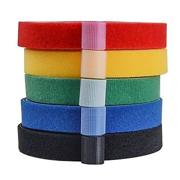 Çırt Bant Kablo Bağı Naylon Kayış 5 Renk 5mt x 10mm Kesilebilir
