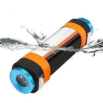 USB arj Edilebilir IP68 Su Geirmez Led Kamp Ildak Tanabilir El Feneri T15 