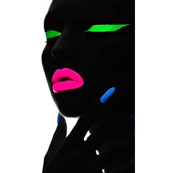 6 Renk Neon Floresan Vücut Boya Sanatı Parti Festivali Makyaj Yüz Boyama