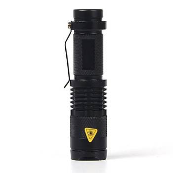 1200 Lumen 7W SK68 Ultraviole Ik 395 NM Zoom Ayarl 3 mod