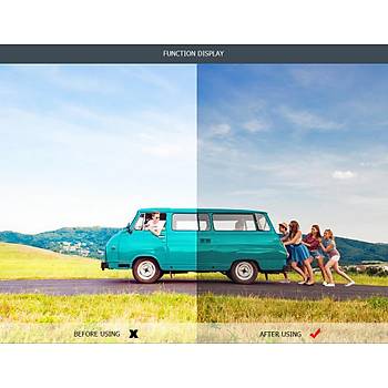 Araç Motorsiklet Gece Sürüş Gözlüğü Sarı Unisex Yansıma Önleyici 