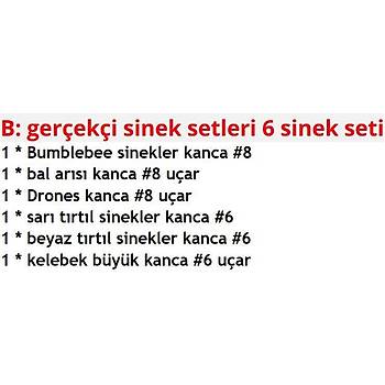 PROFISHER 6 l Fly Balklk Gereki Bcek Set B Farkl ne Boyutlar 