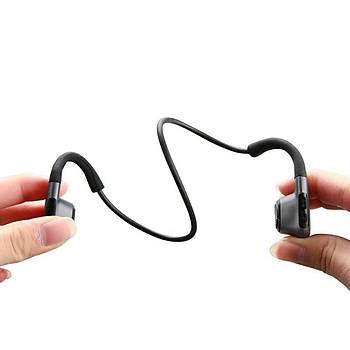 Bluetooth 5.0 R9 Kablosuz Kemik Ýletimli Mikrofonlu Spor Kulaklýk