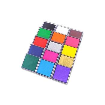 Beyaz Renk Mürekkepli Baskı Pedi 40*40mm Çabuk Kuruyan Su Bazlı 