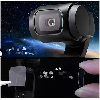 Dji Osmo Pocket 2 Ekran Filmi ve 2 Kamera Lens Koruyucu Film 4 lü Set Fiberglas