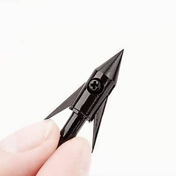 Balıkçılık Avcılık Ok Ucu Çift Dikenli Çelik 4.6cm Uzunluk 