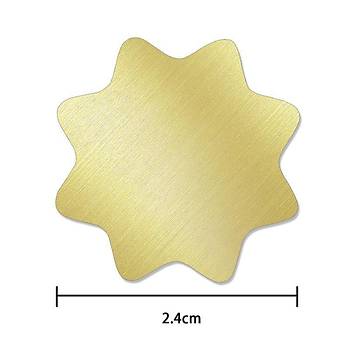 Bo� Mum M�h�r Pirin� Damga Ba�l��� Sekizgen Y�ld�z 24x284mm