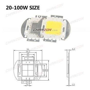 LED 100W BEYAZ - PARLAK LED CHIP EPISTAR LED CHIP
