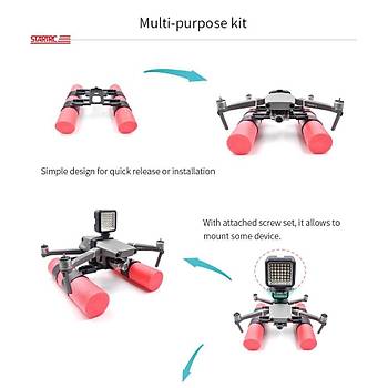DJI Mavic 2 Zoom Güvenli Suya İniş Ayağı Şamandıra Kit