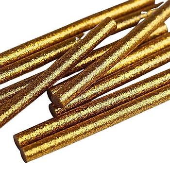 Mhr Mumu Simli ubuk Scak Tutkal 7mm x 10cm 12 li Gold Renk
