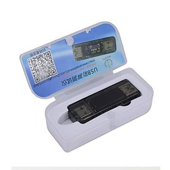 5A 30V USB Renkli Dijital Ekran Voltmetre Ampermetre Akým Ölçer 