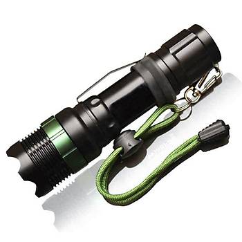 LED El Feneri 10W 2000 Lmen Linterna CREE T6 LED  Zumlanabilir 3 xAAA-1x18650 
