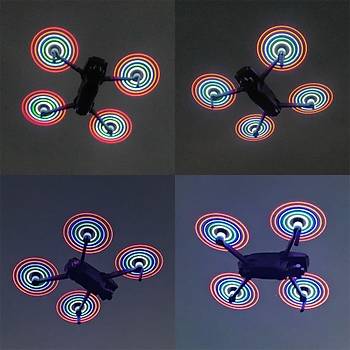 DJI Mavic 2 Pro/Zoom Düşük Gürültü Led Işıklı Flaş Desenli Gece Uçuş Pervane
