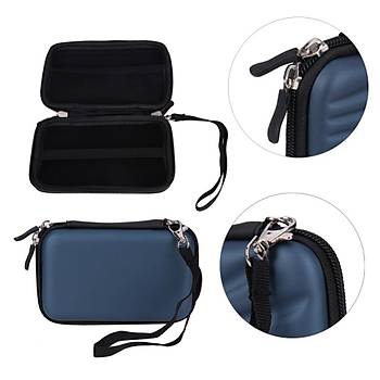 GPS HDD 2.5 ve Powerbank İçin Fermuarlı Eva Koruma Çantası  145*100*34mm