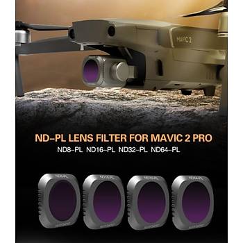 DJI Mavic 2 Pro Lens Filtre 4 l Set ND8PL ND16PL ND32PL ND64PL Ultra Hafif