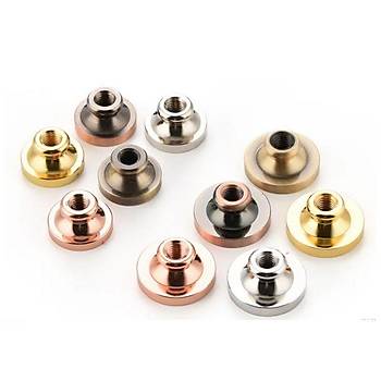 Boş Mum Mühür Bronz Damga Kafası Yuvarlak 30mm Bronz