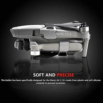 DJI Mavic Air 2 Pervane Tutucu Silikon Kelepçe Gövde Koruma 