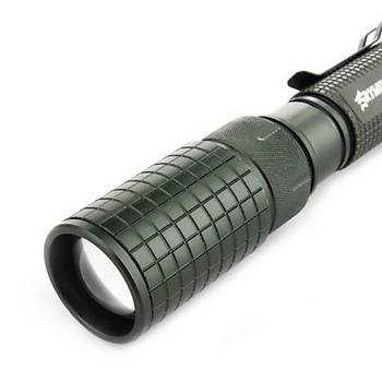 8000lm Zoom CREE XM-L T6 LED El Feneri 2x18650 Pil Su Geirmez