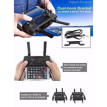 DJI Mavic Pro ift-kanca Dirsek Toka Ask pi Kumanda Telefon Tutucu 
