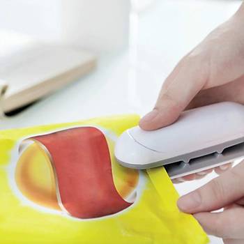Mini Torba Ağız Kapatma Isı Yapıştırma Makinesi Plastik Mühürleme