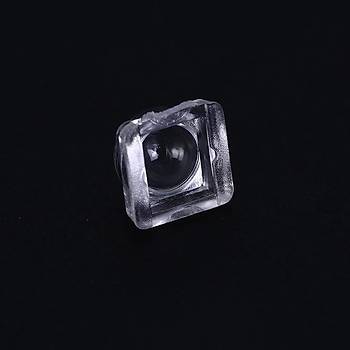 5050 SMD LED İçin 140° Geniş Açılı Lens PMMA 50 Adet 7.6 mm x 7.6 mm