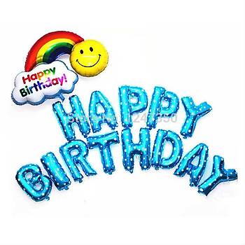 Folyo Balon HAPPY BIRTHDAY 40cm Parti Do�umg�n�