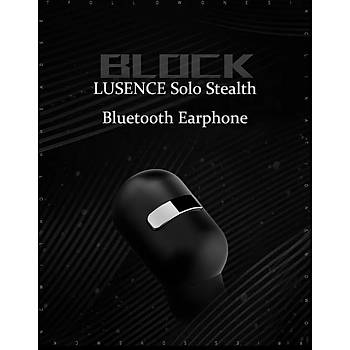 LUSENCE Solo Stealth Manyetik USB Þarjlý Kablosuz Bluetooth Kulaklýk Siyah Renk