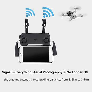 DJI Mavic Pro Platinum Kumanda Sinyal Glendirici Yagi Anten 2.5-3.5KM
