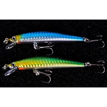 PROFISHER 2 Renk Set 2 Kanca Sahte Balk Yem 8 gr 8,5 cm Salmon A
