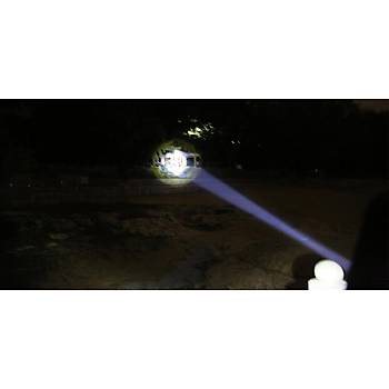 LED Taktik El Feneri 3800lm CREE XM-L T6 5 modlu Yamur Geirmez