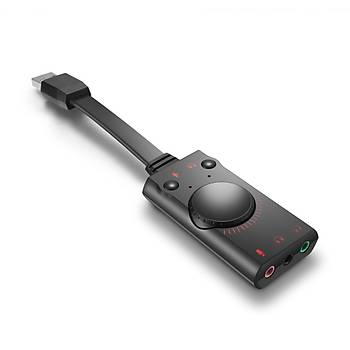 Harici USB 2.0 Ses Kartı Stereo Mic Hoparlör Kulaklık Ses 3.5mm Jack 