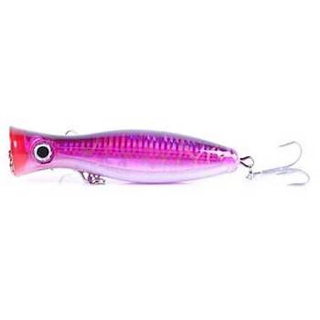 PROFISHER Ton Akya Sert Popper Sahte Yem 43 gr 13 cm Siyah Pembe