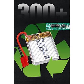Lipo Pil 3.7V 380mAh 25C Dron ve RC Model Bataryası HX2.54 Soket