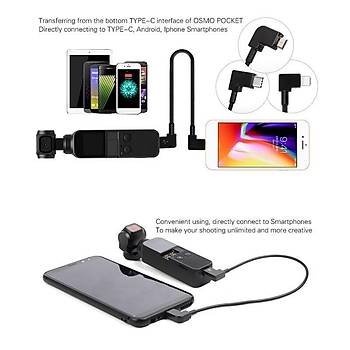 DJI Mavic Air 2 USB Tip C den Android Telefona OTG Veri Kablosu