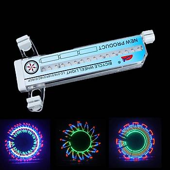 Motorsiklet Bisiklet Tekerlek 32 LED Renkli Ik Su Geirmez