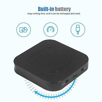 Bt 4.2 Rx-Tx Ses Alıcı Verici 3.5mm APTX Adaptör TV Kulaklık Hoperlör Playstation 4 