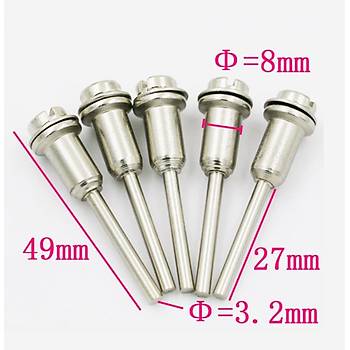 Dremel Mandrel İçin Tekerlek Disk Tutucu 3.17mm Shank HSS Kesme 