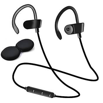 Bluetooth CSR V4.1 Mikrofonlu Kablosuz Stereo HiFi Spor Çengel Kulaklýk 