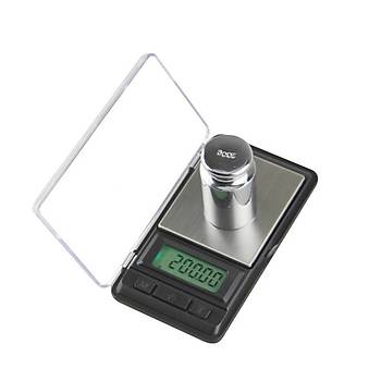 Dijital Terazi Mavi LCD Ekran Max 200gr 0.01gr Hassasiyet