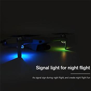 DJI Mavic Pro Gece Uçuş Flaş Led Navi Işıkları Şarjlı 7 Renk