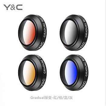 DJI Mavic Pro YC Lens Kamera Degrade Filtre Kýrmýzý Renk