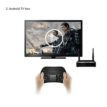 2.4 GHz Kablosuz Oyun Klavye Akıllı Hava Fare Tochpad Uzaktan Kumanda
