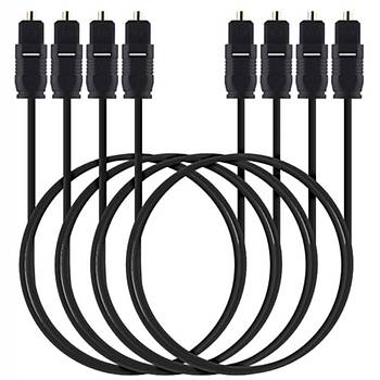 Toslink Fiber Optik Multimedya Ses Kablosu 2.2mm 2 Metre Uzunluk XLY