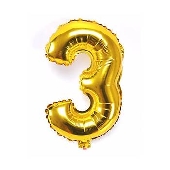 Dev Folyo Balon 80cm Rakam, Parti S�sleme Malzemesi, Do�umg�n�