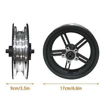 M365 Elektrikli Scooter İçin Arka Tekerlek Jant Göbeği 8.5 inç 